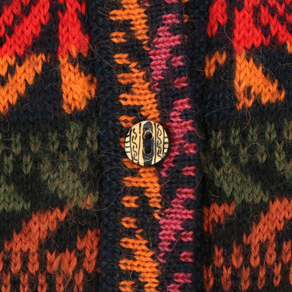 The Alpaca Connection Button Front Peruvian Alpac… - image 5